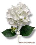 18'' Pongee Hydrangea Bush ( INT24007-#5 White )