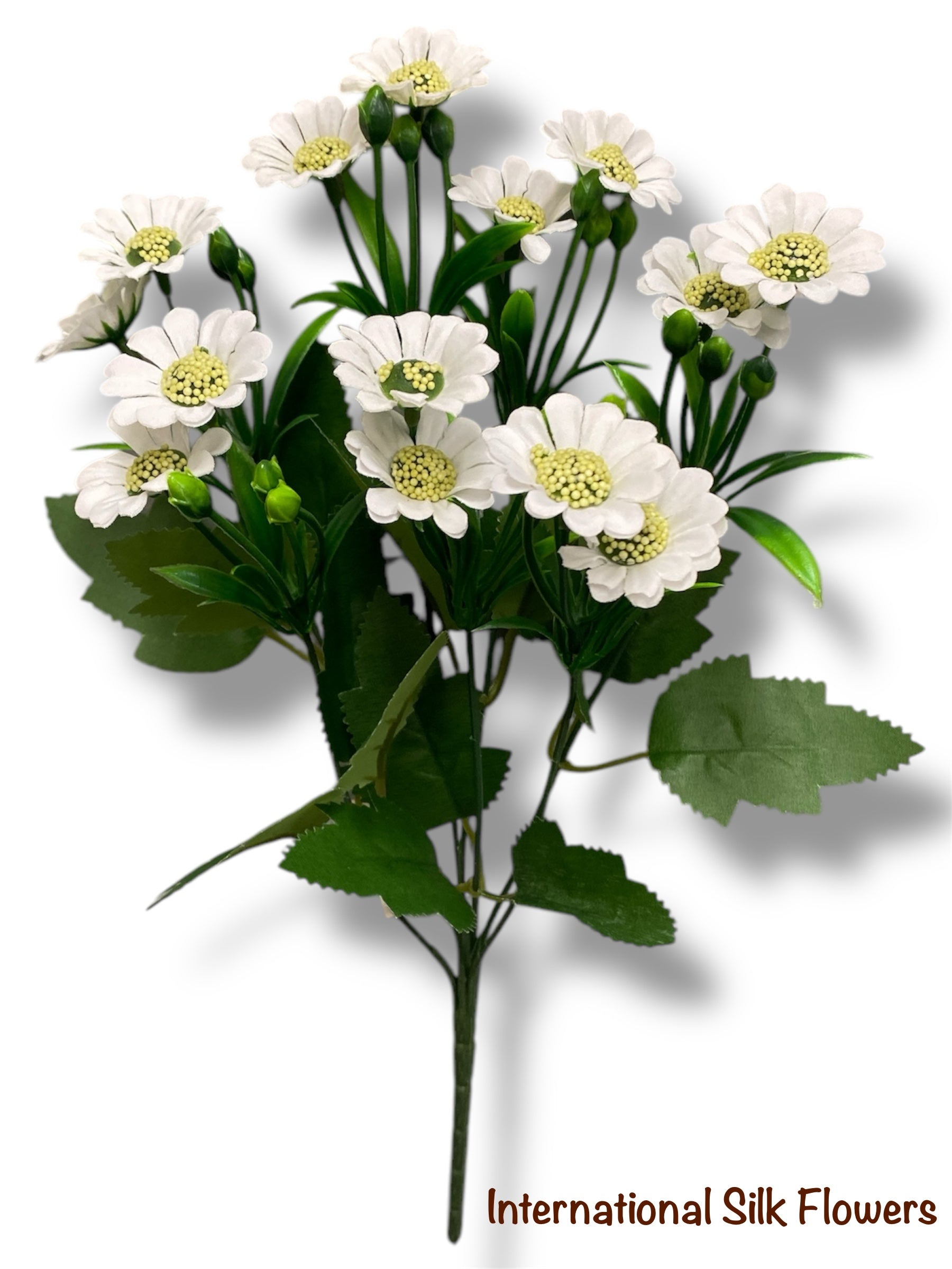 13'' Deluxe Daisy Bush ( B754-White )