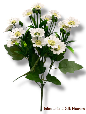 13'' Deluxe Daisy Bush ( B754-White )