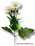 13'' Deluxe Daisy Bush ( B754-White )