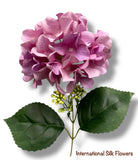 18'' Pongee Hydrangea Bush ( INT24007-#2 Purple )