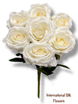 16.5'' Rose Bush ( B7E11-Cream )