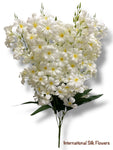 28.5'' Delphinium Bush ( INT7007-#1 Cream )