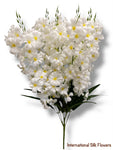 28.5'' Delphinium Bush ( INT7007-#2 White )