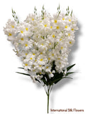 28.5'' Delphinium Bush ( INT7007-#2 White )