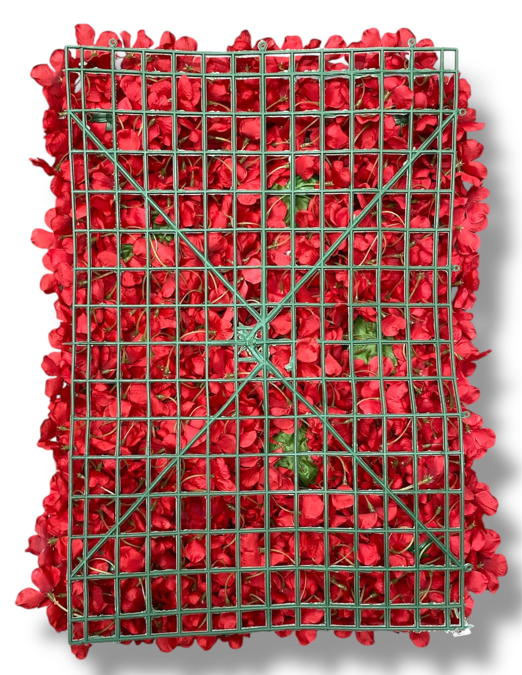 Hydrangea/Rose/Peony Wall Panel ( INT1012-Red Black )