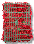 Hydrangea/Rose/Peony Wall Panel ( INT1012-Red Black )