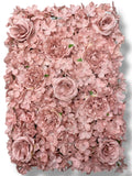 Hydrangea/Rose/Peony Wall Panel ( INT1012- Rose Gold )