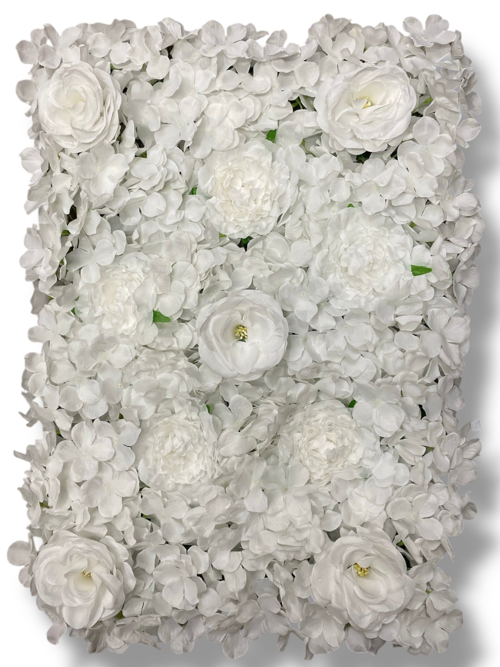 Hydrangea/Rose/Peony  Panel ( INT1012-White )