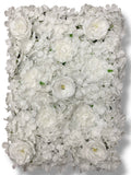 Hydrangea/Rose/Peony  Panel ( INT1012-White )