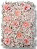 Hydrangea/Rose/Peony Wall Panel ( INT1012-Light Pink )