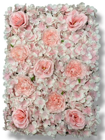 Hydrangea/Rose/Peony Wall Panel ( INT1012-Light Pink )