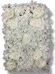Hydrangea/Rose/Peony Wall Panel ( INT1012-Cream )