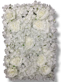 Hydrangea/Rose/Peony Wall Panel ( INT1012-Cream )