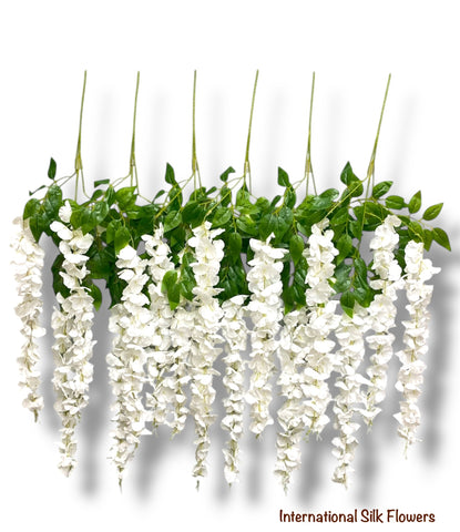 42'' Hanging Wisteria ( INT1226-White )