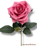 18'' Silk Open Rose Bush ( AN10004-Babie Pink )