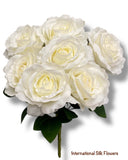 16.5'' Rose Bush ( B7E12-Cream )