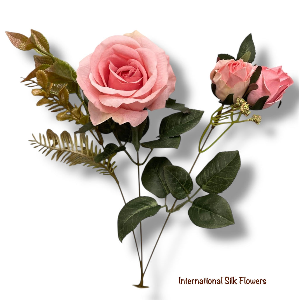 19'' Rose/Rose Bud Mix Bush ( TY4950-PK/2T )