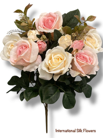 19'' Rose/Rose Bud Mix Bush ( TY4950-PK/CR )