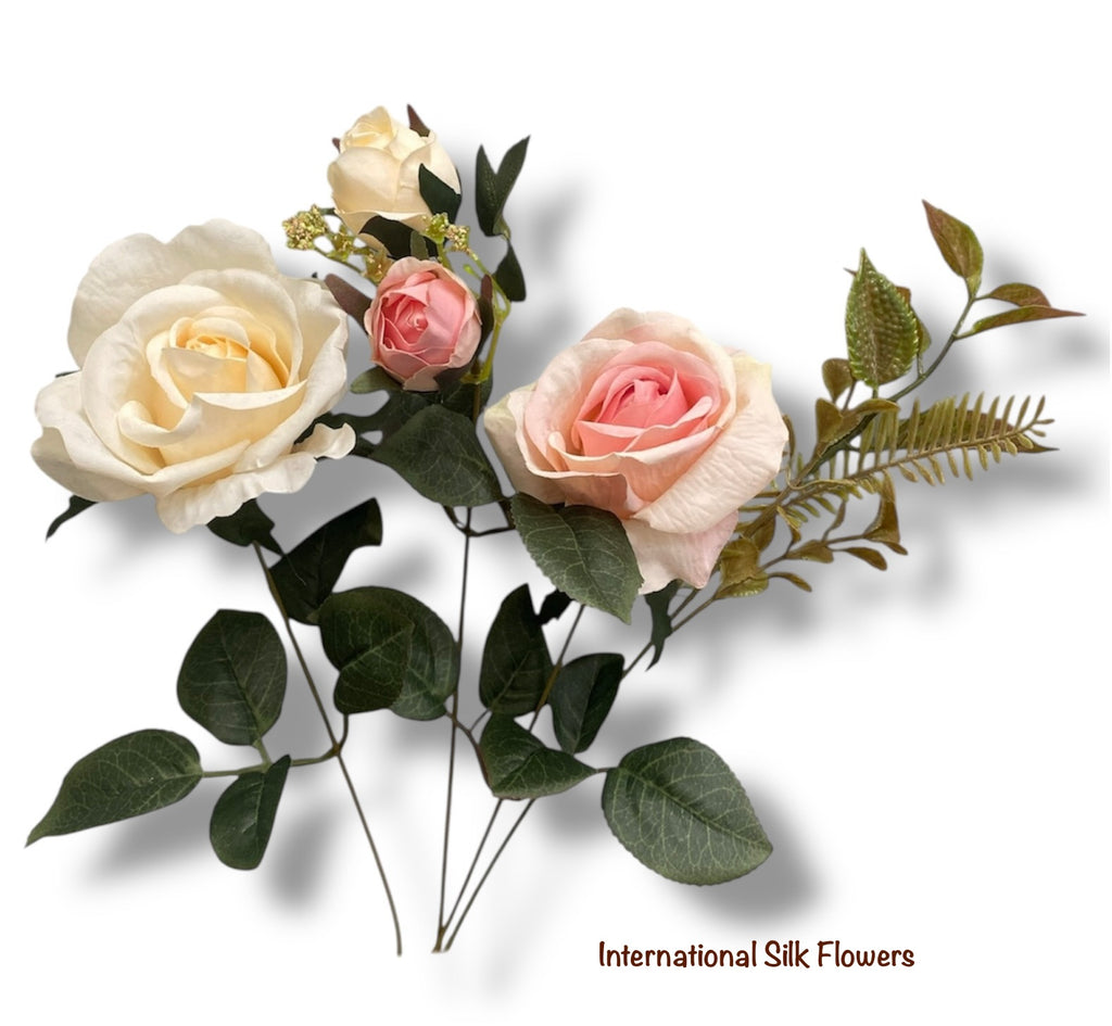19'' Rose/Rose Bud Mix Bush ( TY4950-PK/CR )