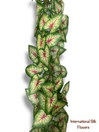 7.58' Red Caladium Chain Garland ( INT5025R )
