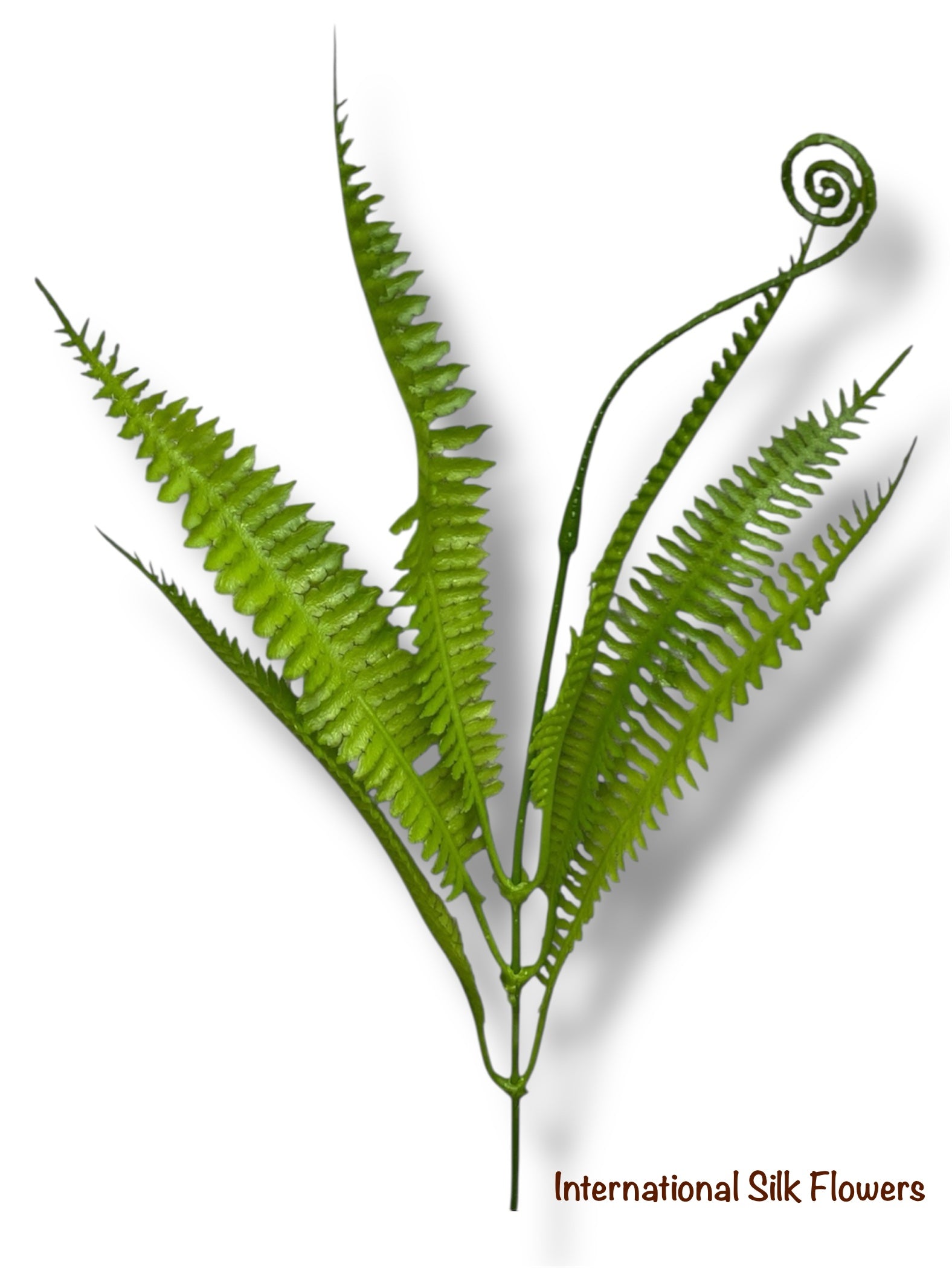 14'' Plastic Green Leaves Bush ( SB5050 )