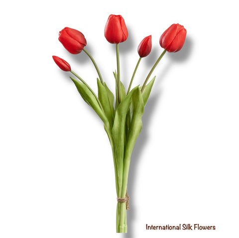 18" Real Touch Tulip Bud Bouquet ( FBQ438-RE )