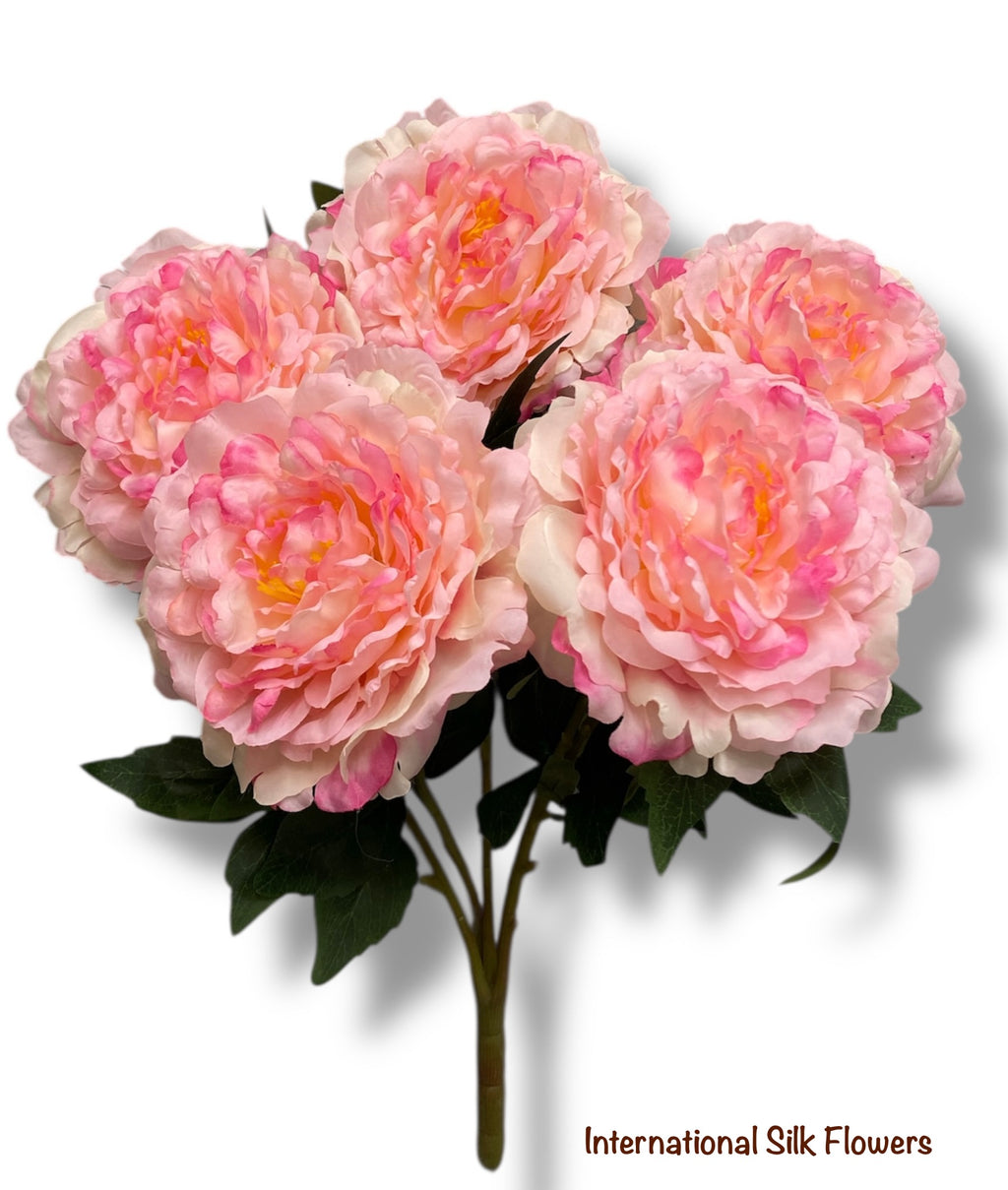 21'' Artificial Peony Bush ( INT0070-PInk )