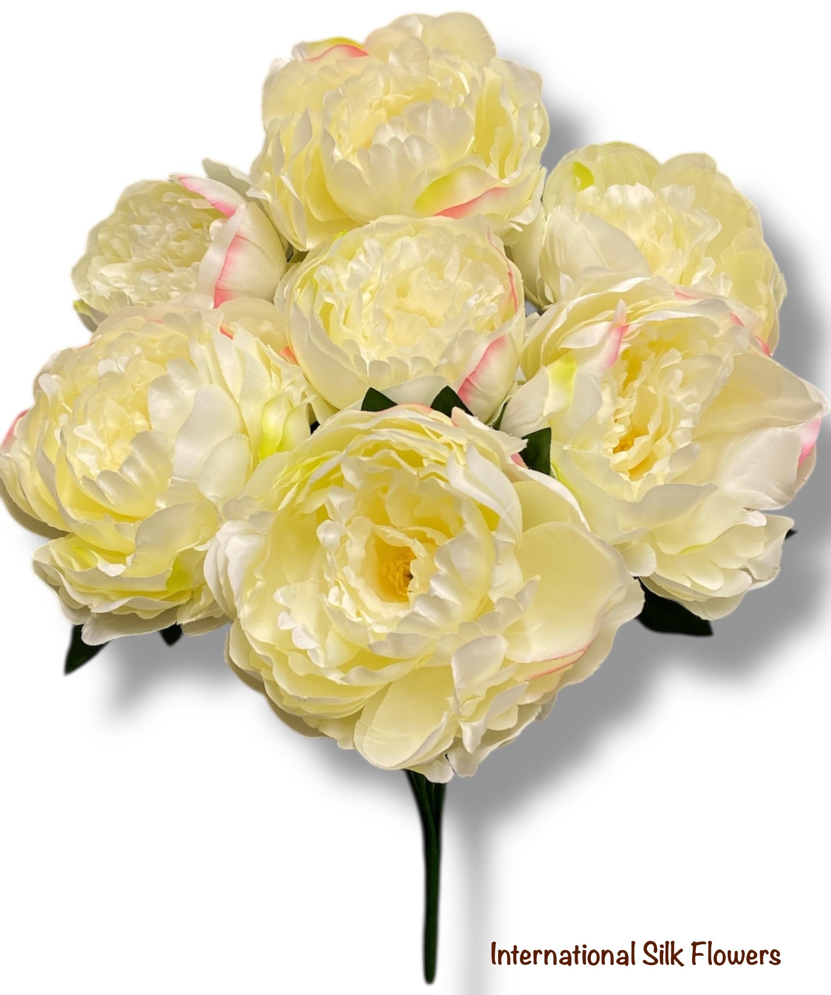 21" Faux Peony Bush ( 30590-Cream )