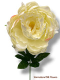 21" Faux Peony Bush ( 30590-Cream )