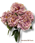 17'' Silk Peony Bush ( FBP791-Lavender )