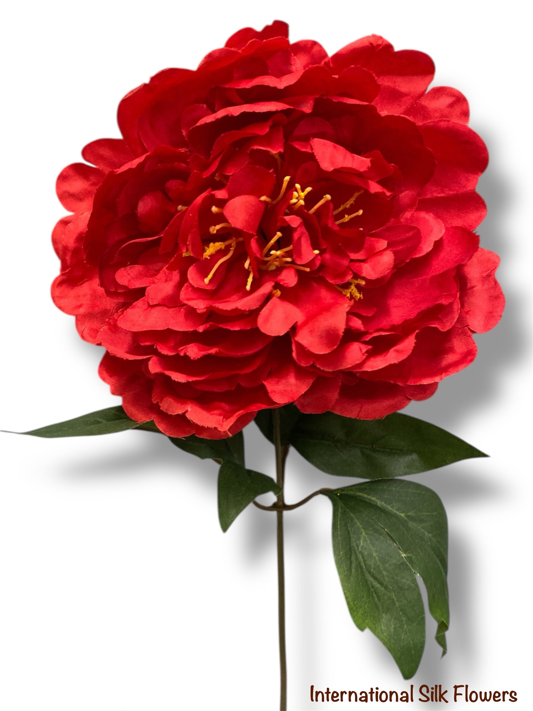17'' Silk Peony Bush ( FBP791-Red )