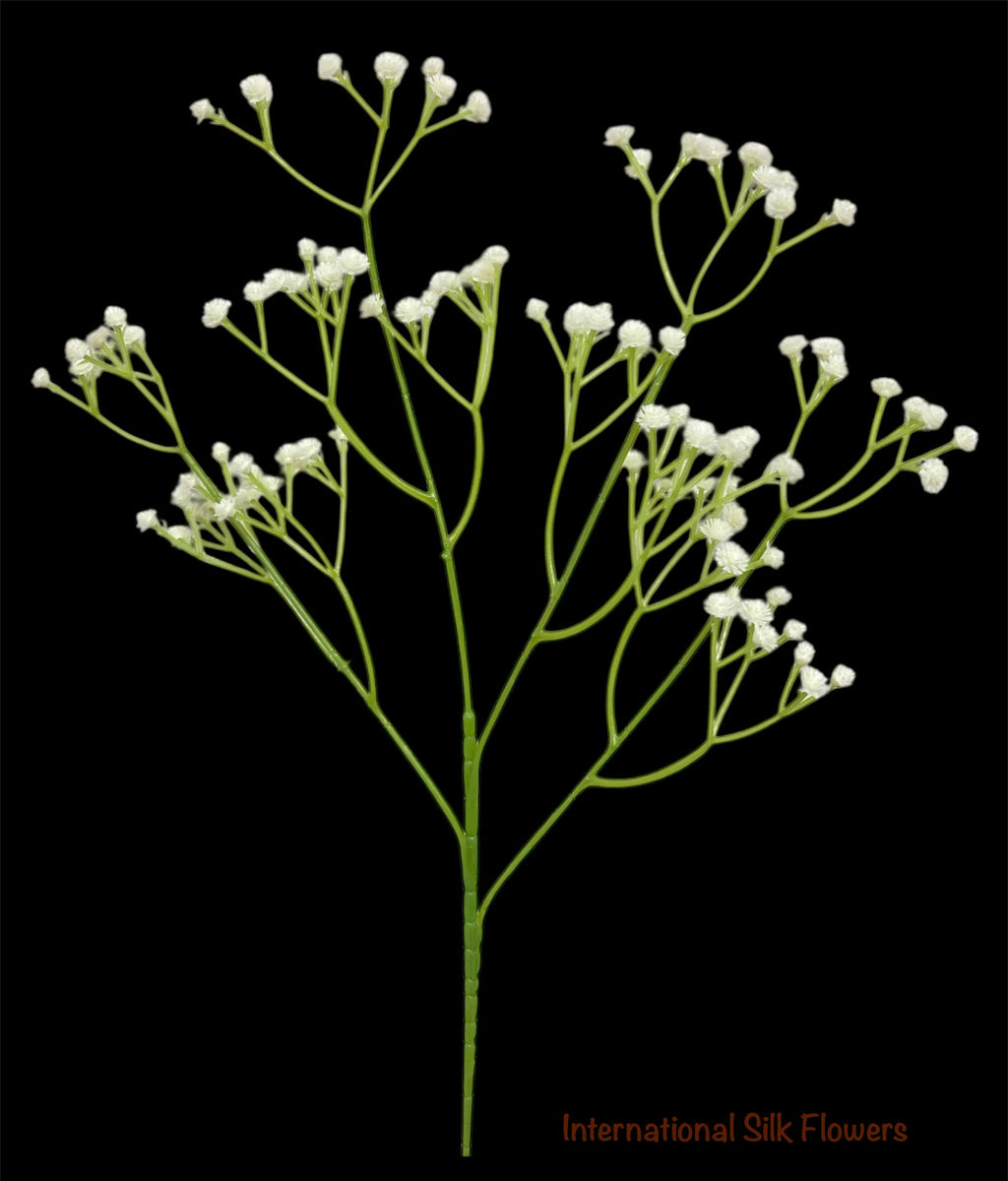 24” Faux Plastic Baby’s Breath ( SS999- Cream ) INT999