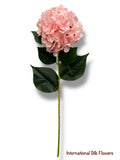 33" Silk Single Stem Hydrangea ( INT8003-Soft Pink )