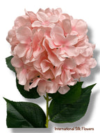 33" Silk Single Stem Hydrangea ( INT8003-Soft Pink )