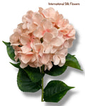33" Silk Single Stem Hydrangea ( INT8003-Blush Pink )