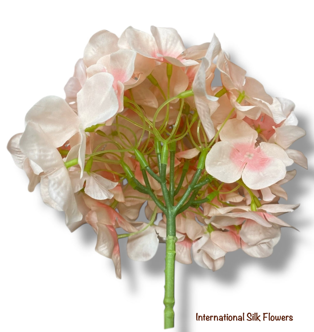 33" Silk Single Stem Hydrangea ( INT8003-Blush Pink )