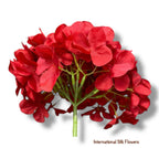 33" Silk Single Stem Hydrangea ( INT8003-Red )