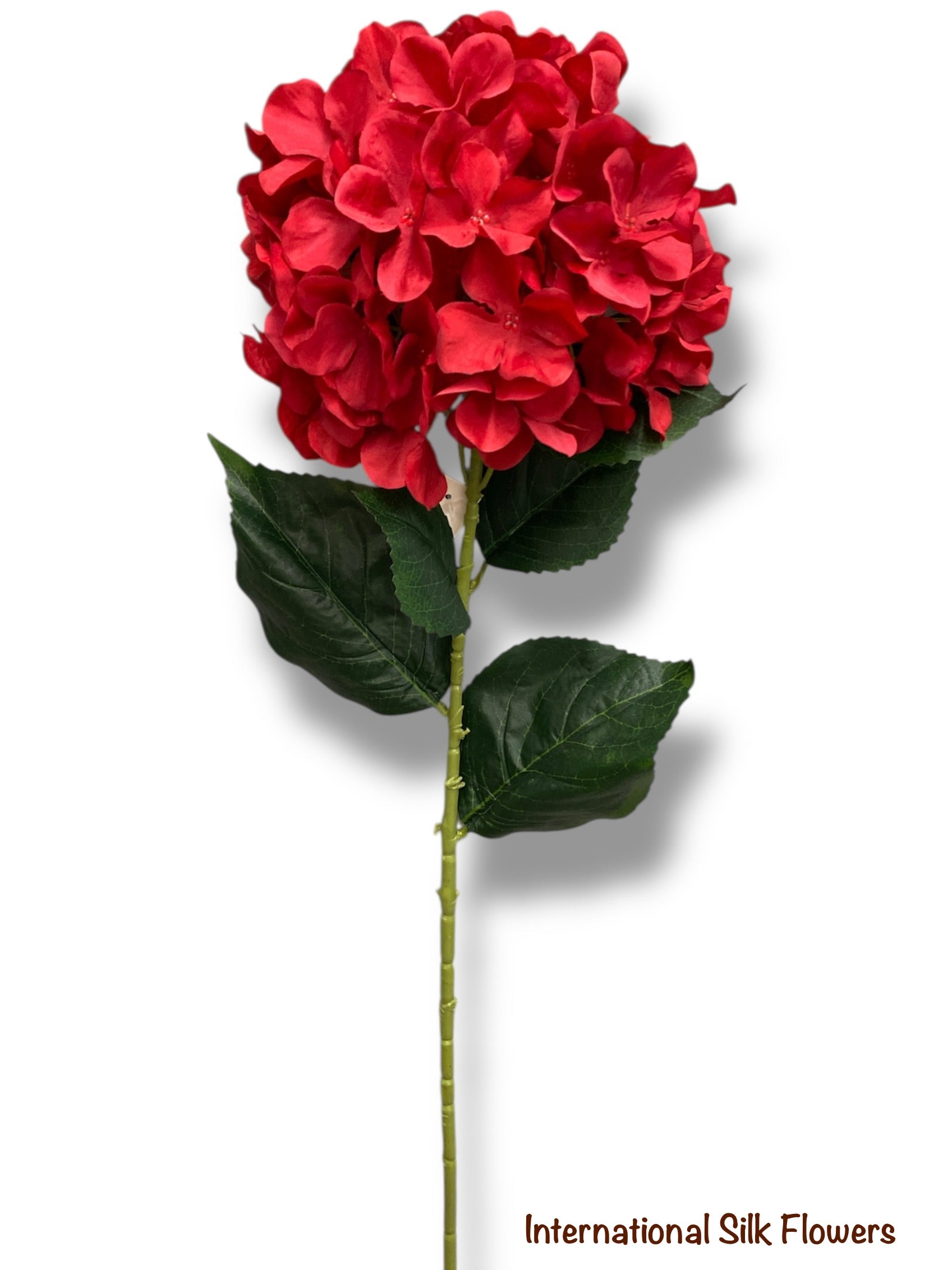 33" Silk Single Stem Hydrangea ( INT8003-Red )