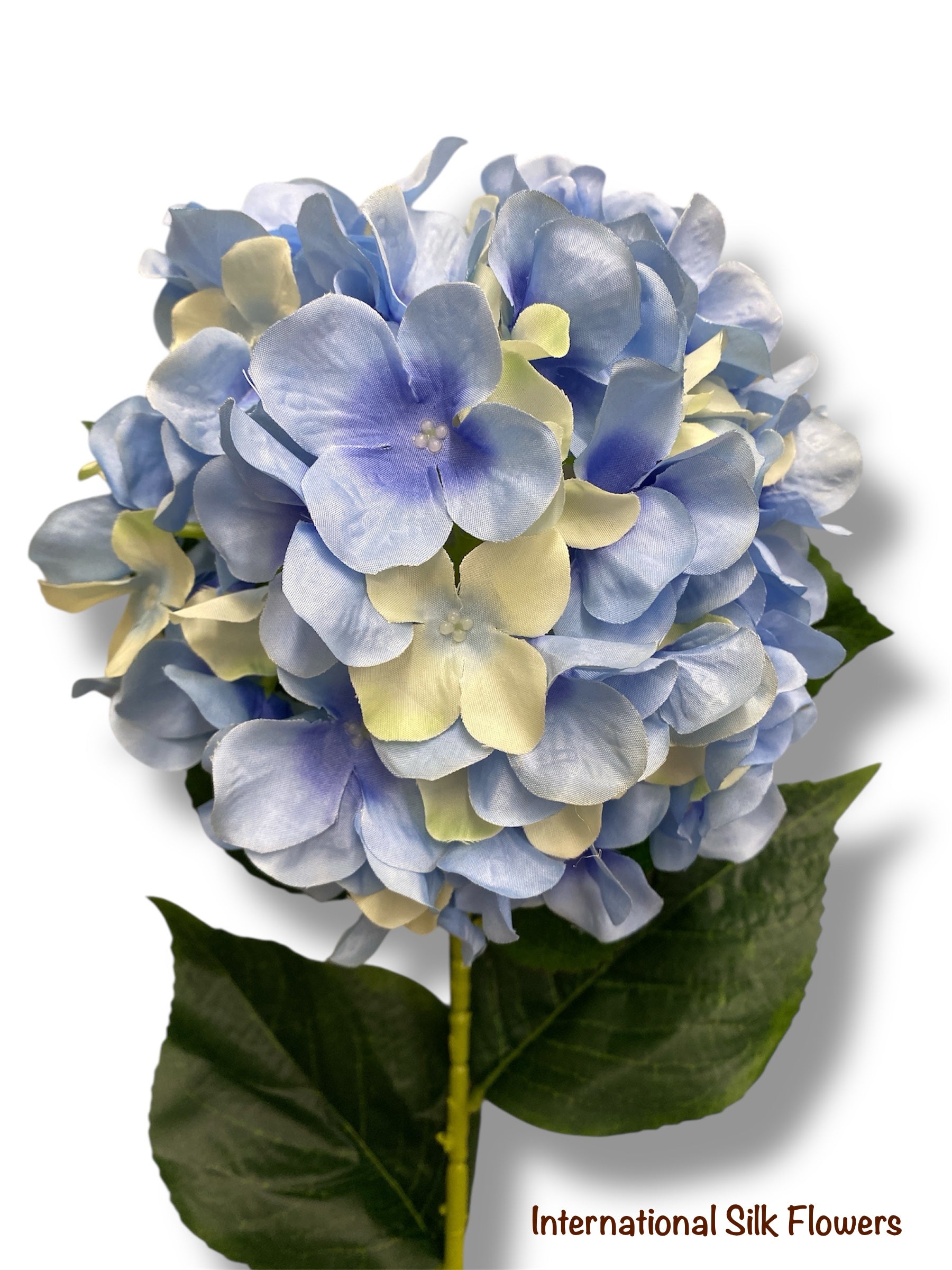 33" Silk Single Stem Hydrangea ( INT8003-Blue )
