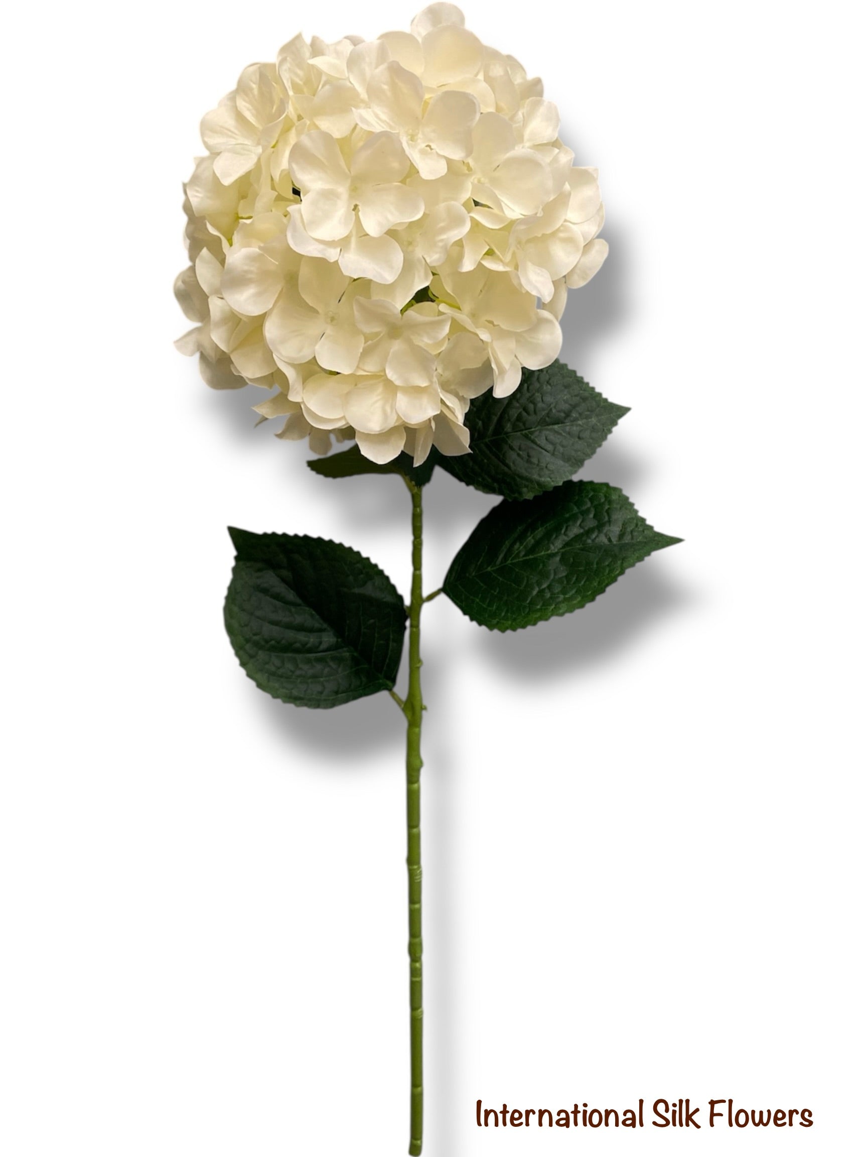 33" Silk Single Stem Hydrangea ( INT8003-Beige )