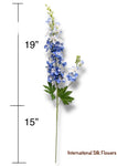 34'' Delphinium Spray ( SS201-#4 Blue )