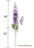 34'' Delphinium Spray ( SS201-#5 Lavender )