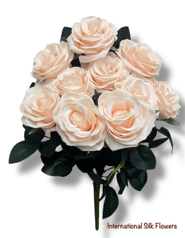 17.5'' Deluxe Rose Bush ( B1024N-#10 Blush )