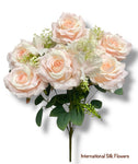 19'' Rose/Hydrangea Bush ( INT5503-Light Pink )