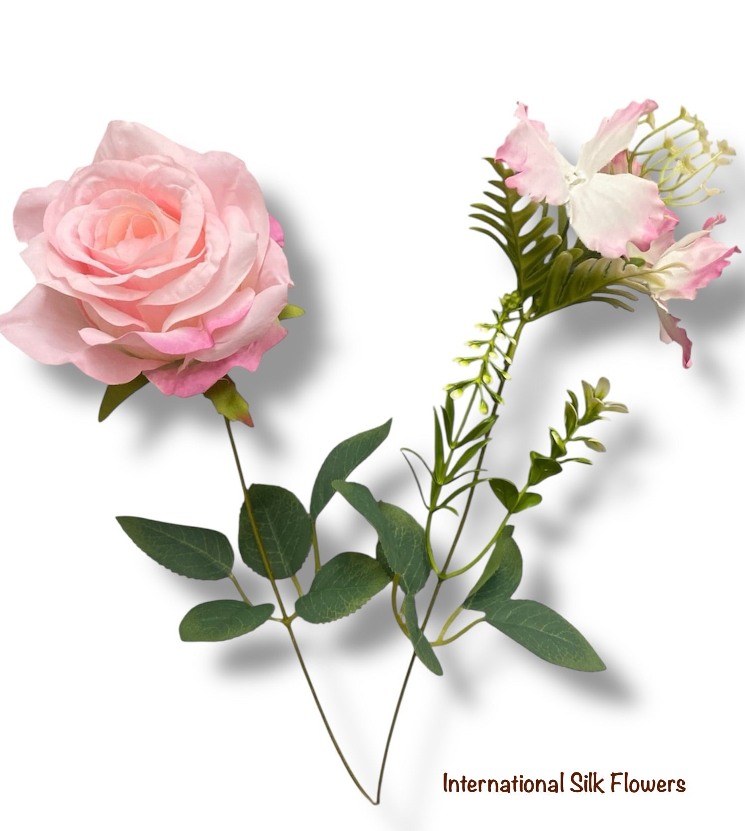 19'' Rose/Hydrangea Bush ( INT5503-Pink )
