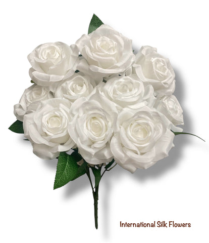18'' Rose Bush ( INT5526-White )