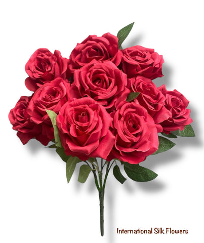 18'' Rose Bush ( INT5526-Red )