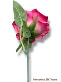 18'' Rose Bush ( INT5526-Fuchsia )