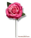 18'' Rose Bush ( INT5526-Fuchsia )